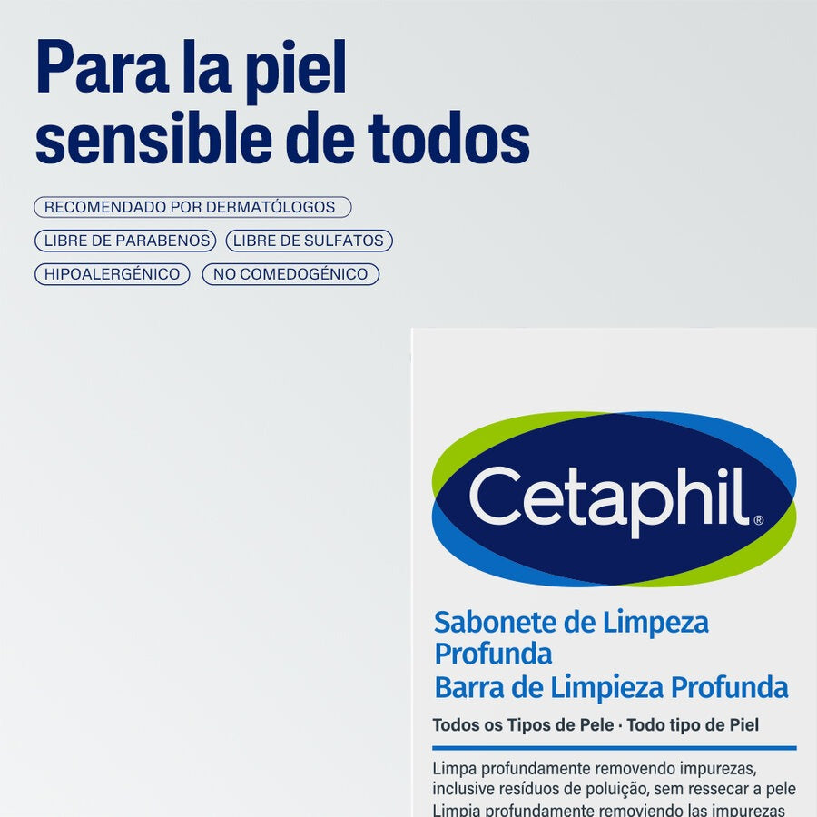 Cetaphil Barra Antibacterial Limpieza Profunda x127g