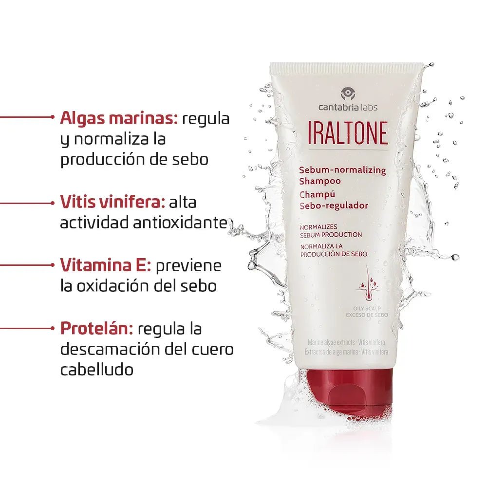 Iraltone Champú Sebo - Regulador x200ml - TIENDA PIEL