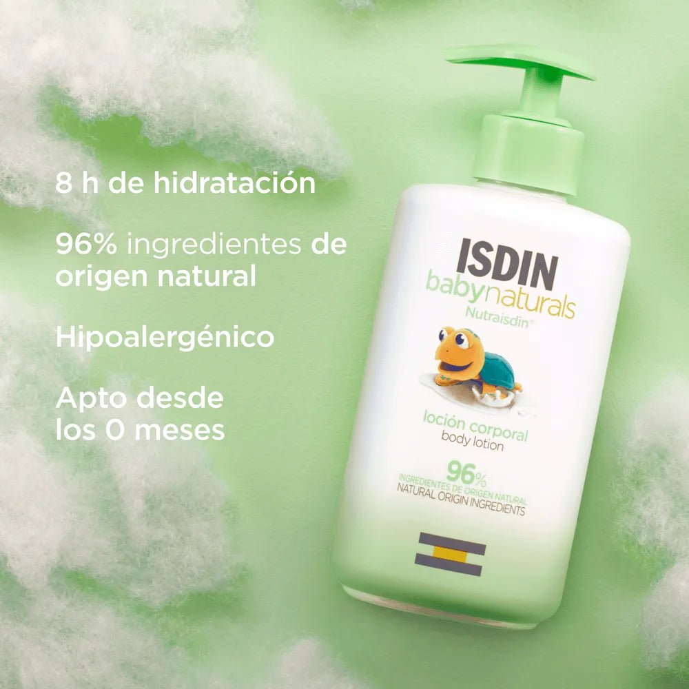Isdin Baby Naturals Loción Corporal x400ml - TIENDA PIEL