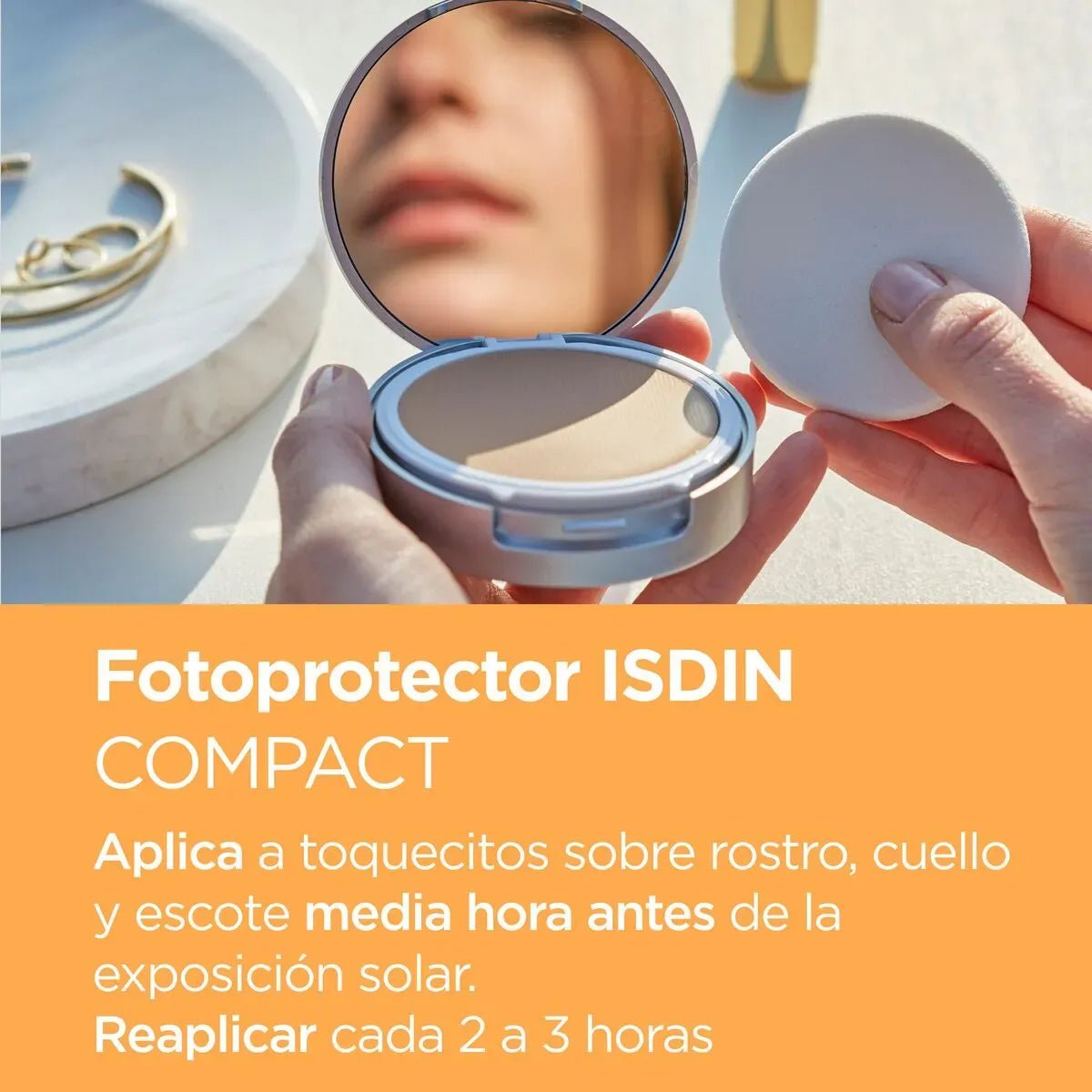 Isdin Fotoprotector Compacto SPF50+ x10g - TIENDA PIEL