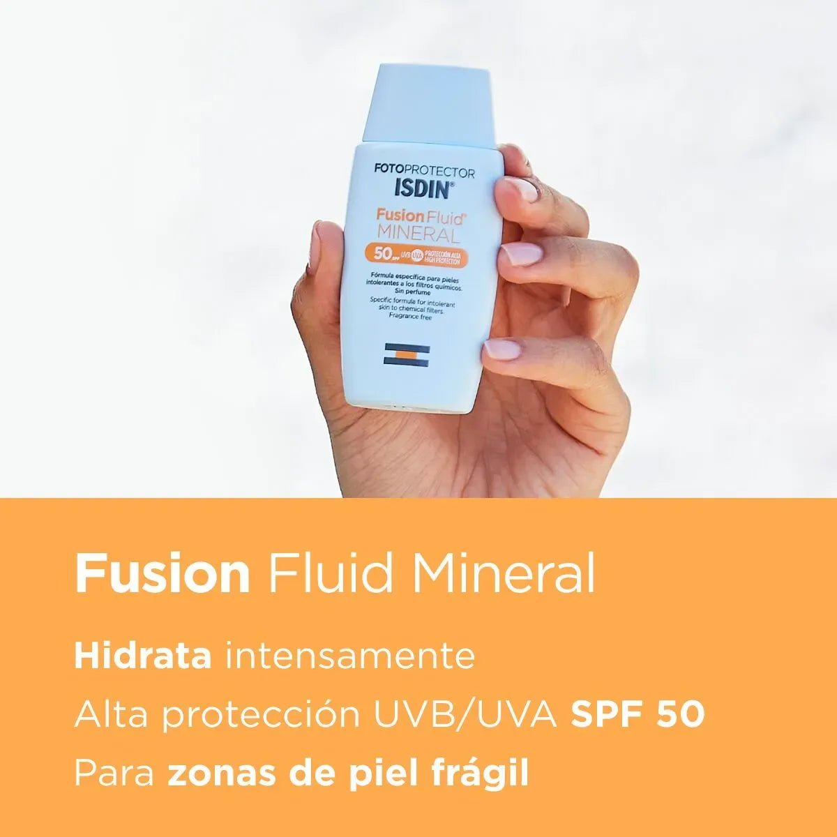 Isdin Fotoprotector Fusion Fluid Mineral SPF50+ x50ml - TIENDA PIEL