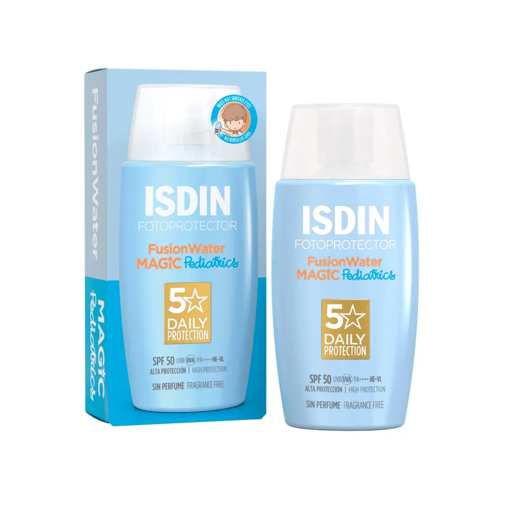 Isdin Fotoprotector FusionWater Magic Pediatrics SPF50+ x50ml - TIENDA PIEL