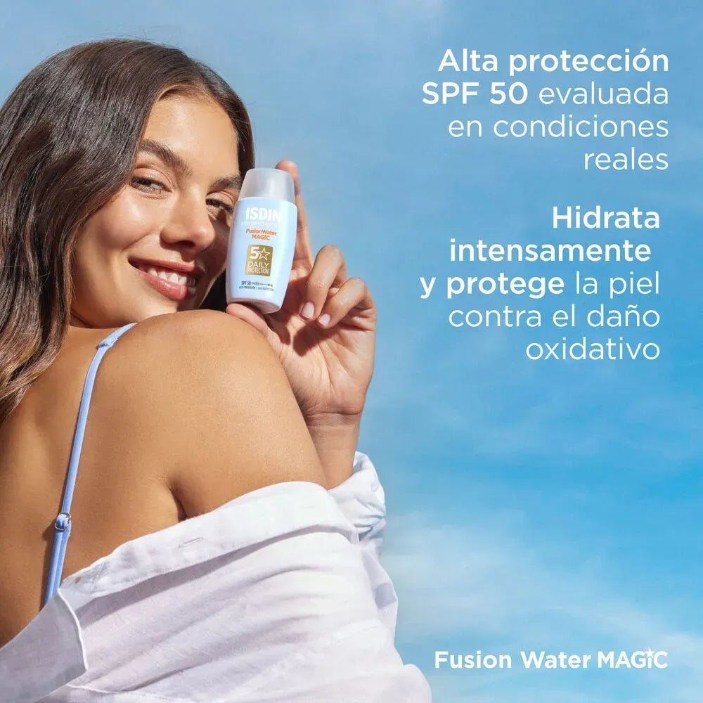 Isdin Fotoprotector FusionWater Magic SPF50+ x50ml - TIENDA PIEL