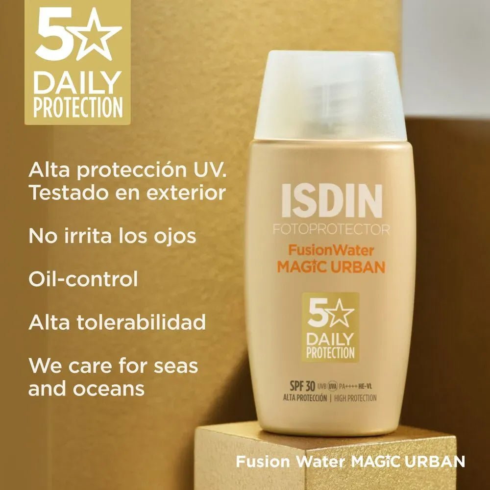 Isdin Fotoprotector FusionWater Urban SPF30+ x50ml - TIENDA PIEL