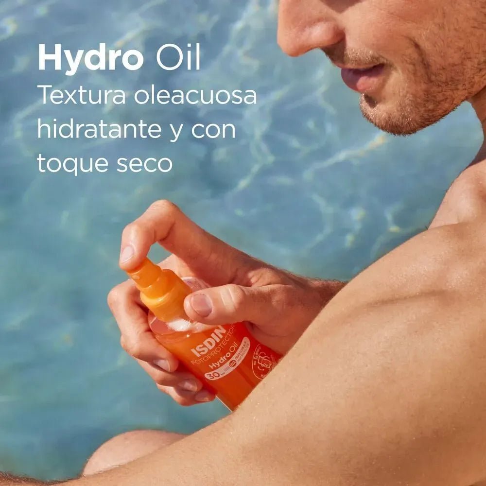 Isdin Fotoprotector Hydro Oil SPF30+ x200ml - TIENDA PIEL