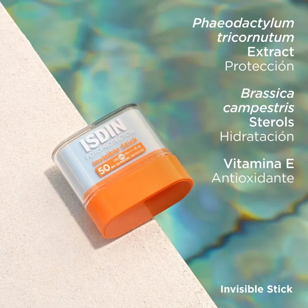 Isdin Fotoprotector Invisible en Stick SPF50+ x10g - TIENDA PIEL