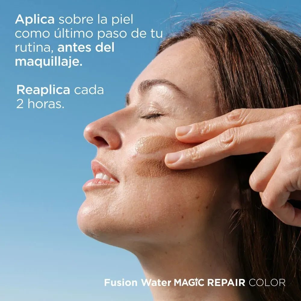 Isdin FusionWater Magic Repair con Color SPF50+ x50ml - TIENDA PIEL
