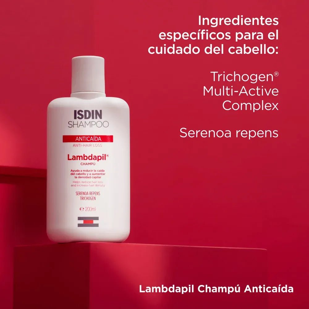Isdin Lambdapil Champú Anticaída x200ml - TIENDA PIEL