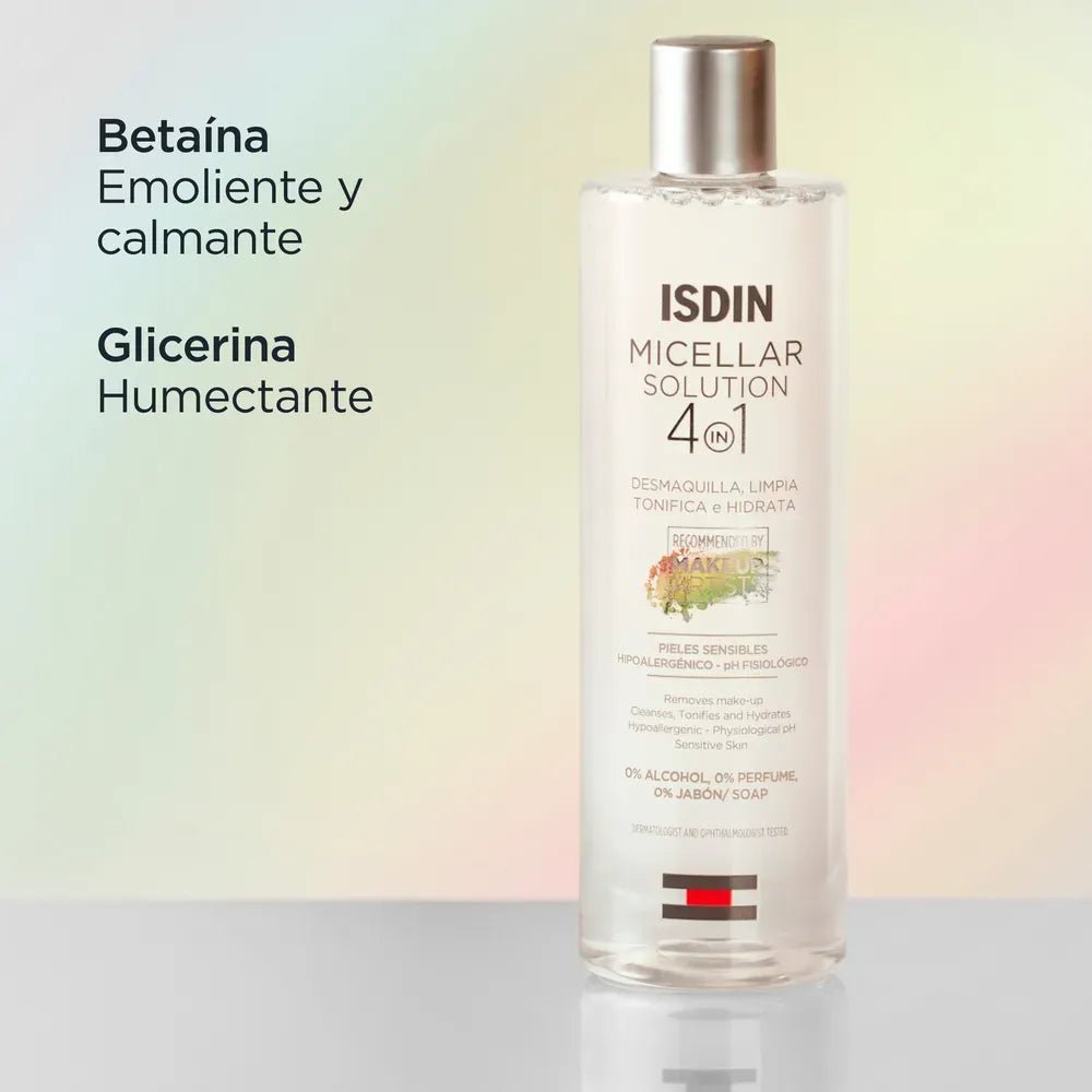 Isdin Solución Micelar 4 en 1 x400ml - TIENDA PIEL