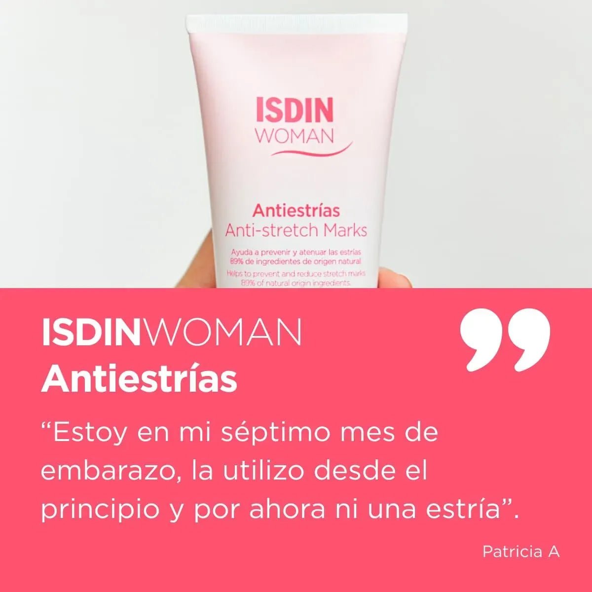 Isdin Woman Crema Antiestrías x250ml - TIENDA PIEL
