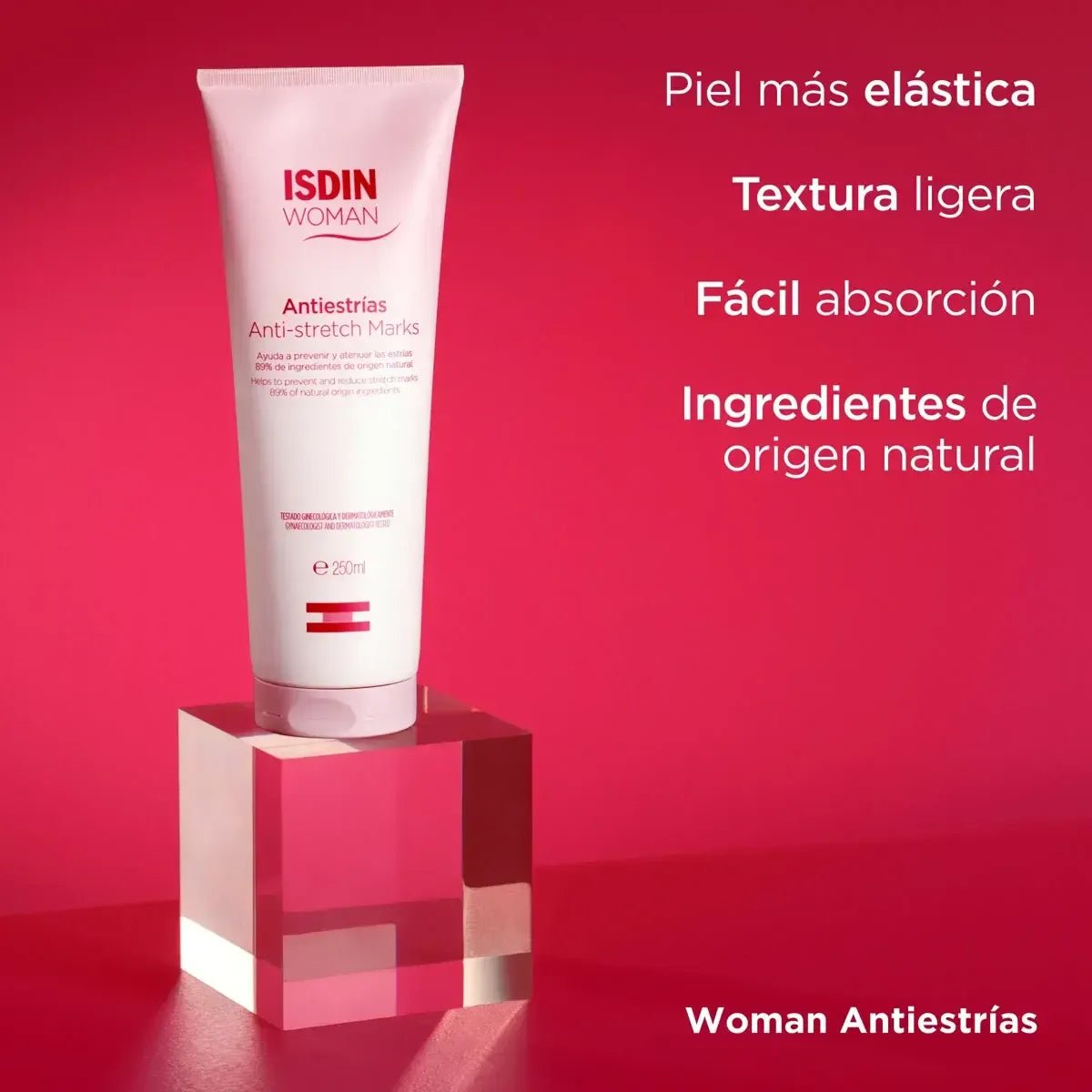 Isdin Woman Crema Antiestrías x250ml - Tienda Piel