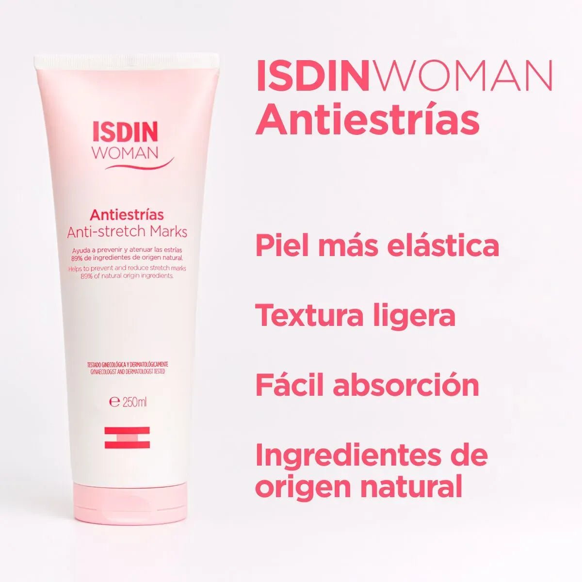 Isdin Woman Crema Antiestrías x250ml - TIENDA PIEL