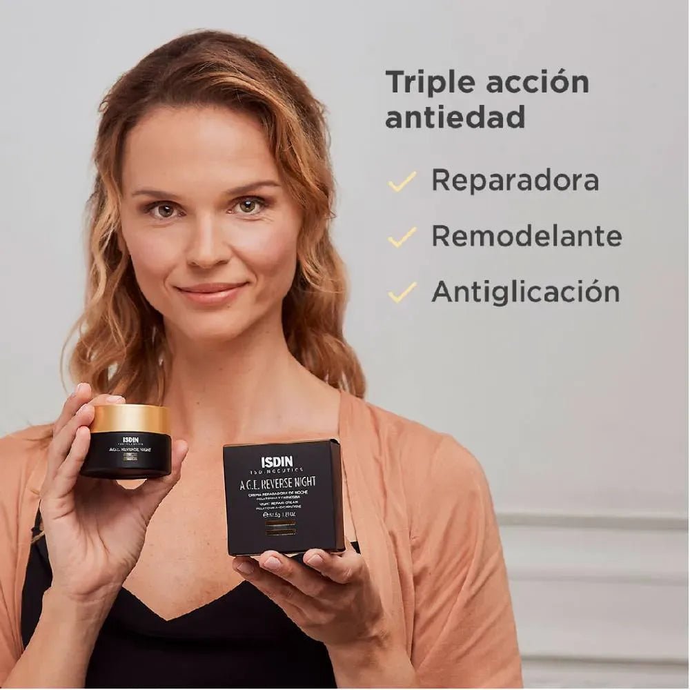 IsdinCeutics AGE Reverse Night Crema Reparadora de Noche x50g - TIENDA PIEL
