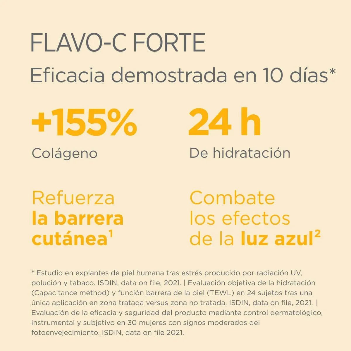 Isdinceutics Flavo - C Forte Sérum de Vitamina C al 15% x3 Frascos x5.3ml - TIENDA PIEL