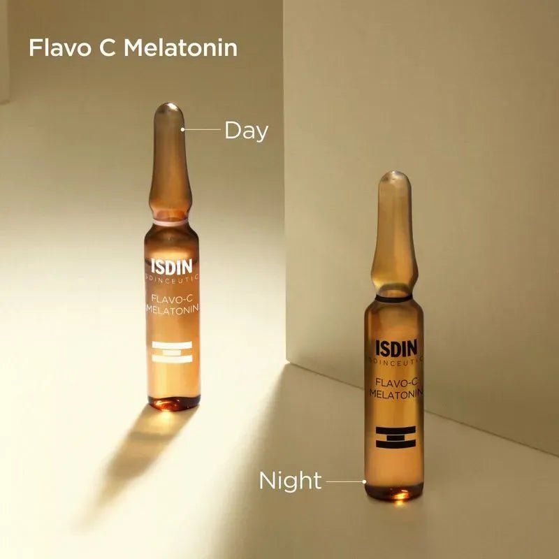 IsdinCeutics Flavo - C Ultraglican Melatonin Dia y Noche x20 Ampollas x2ml c/u - TIENDA PIEL