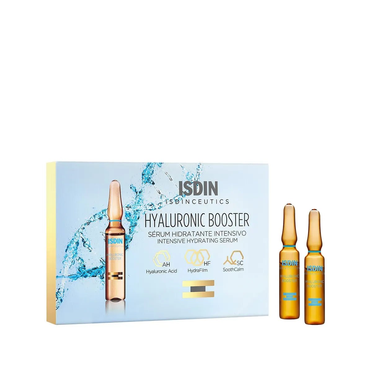 Isdinceutics Hyaluronic Booster Hidratante Ampollas x5 Ampollas x2ml c/u - TIENDA PIEL