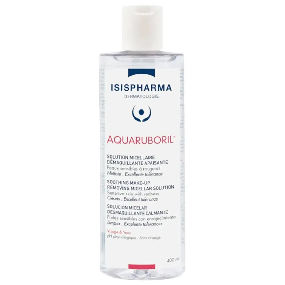 Isispharma Aquaruboril Solución Micelar Desmaquillante x400ml - TIENDA PIEL