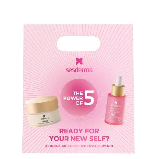 Kit de regalo antienvejecimiento Sesderma Reti Age 5 THE POWER OF 5 + Retisil Crema - Tienda Piel
