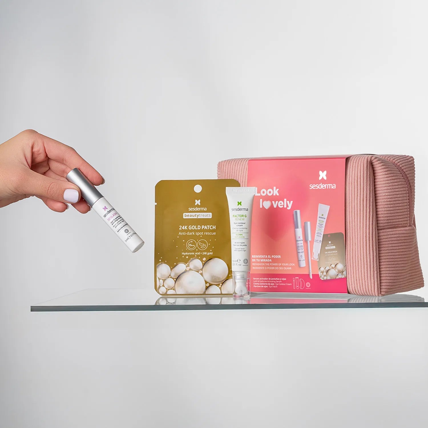 KIT Factor G Contorno Ojos+ Seslash Serum Y Parche Beautytreats 24K Gold Patch - TIENDA PIEL