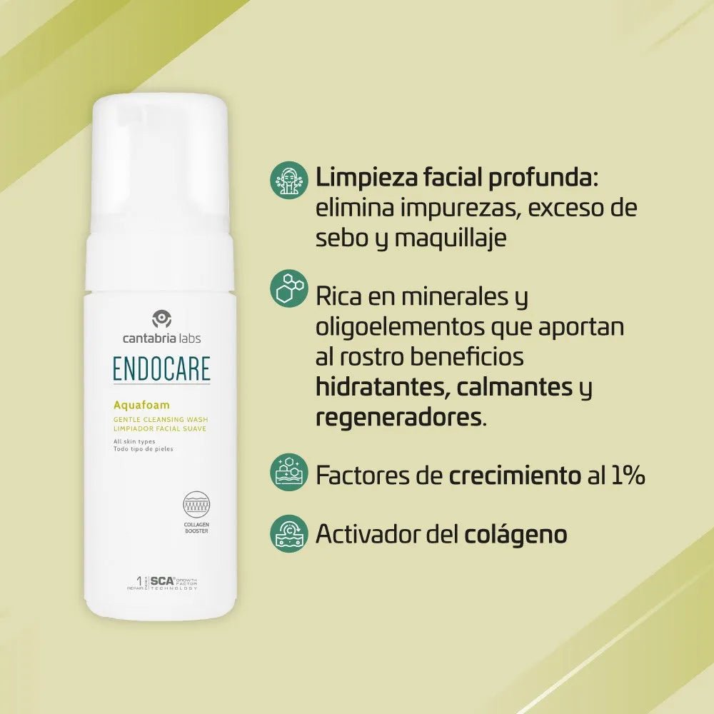 Kit Heliocare 360° Water Gel Color Beige SPF50+ x50ml Gratis Endocare Aquafoam x125ml - TIENDA PIEL