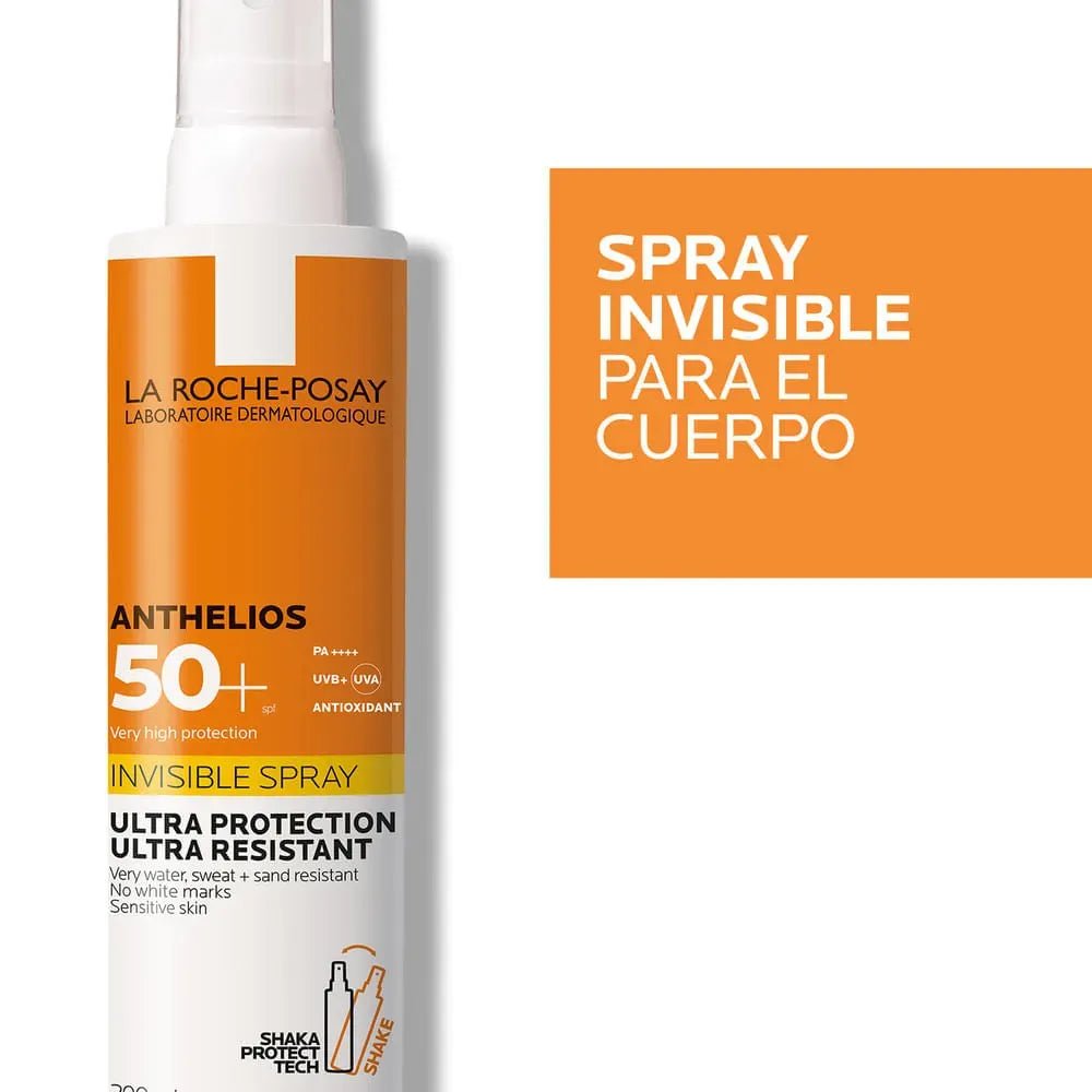 La Roche Posay Anthelios Invisible Spray Shaka SPF50+ x200ml - TIENDA PIEL