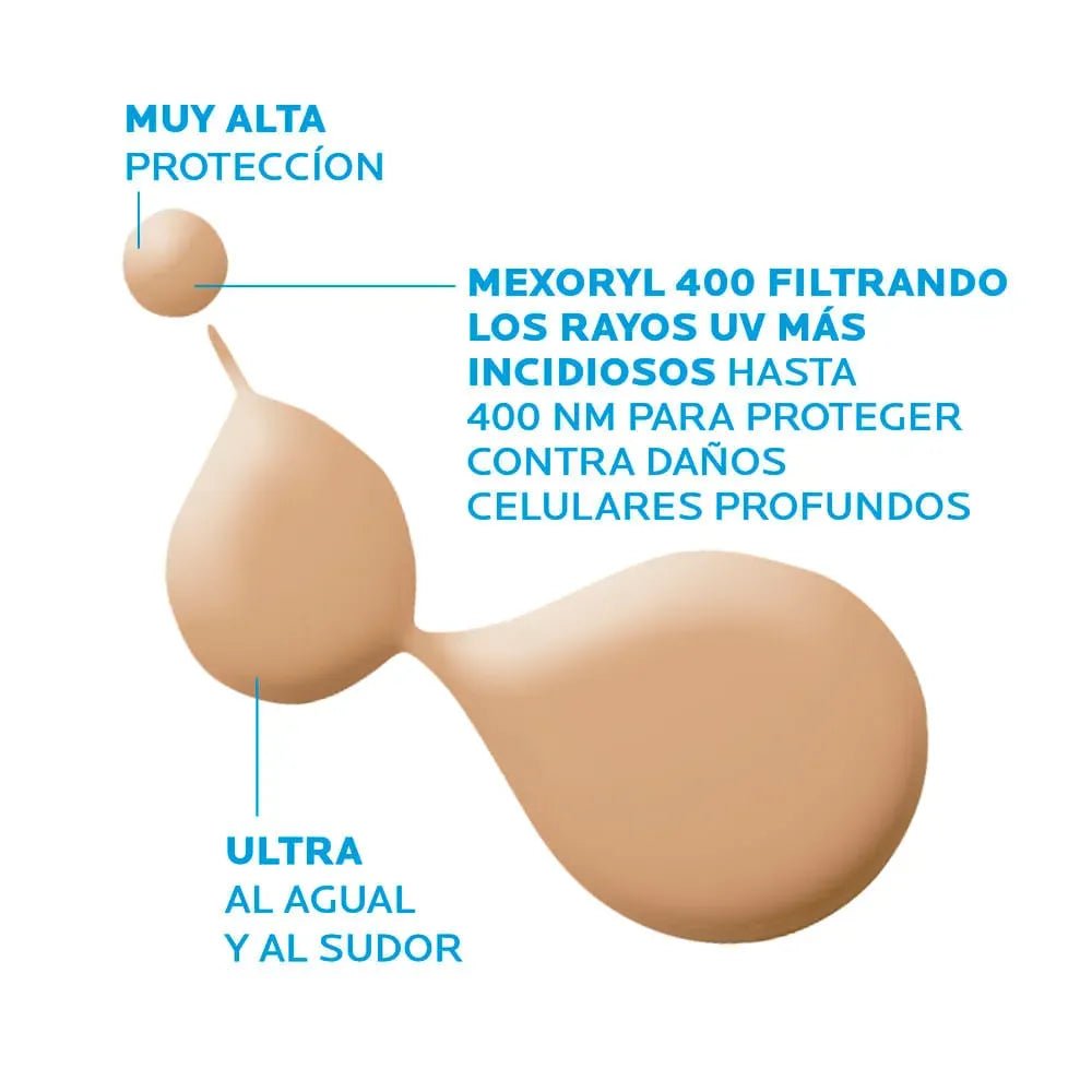 La Roche Posay Anthelios UVMune Fluido Invisible Color 400 SPF50+ x50ml - TIENDA PIEL