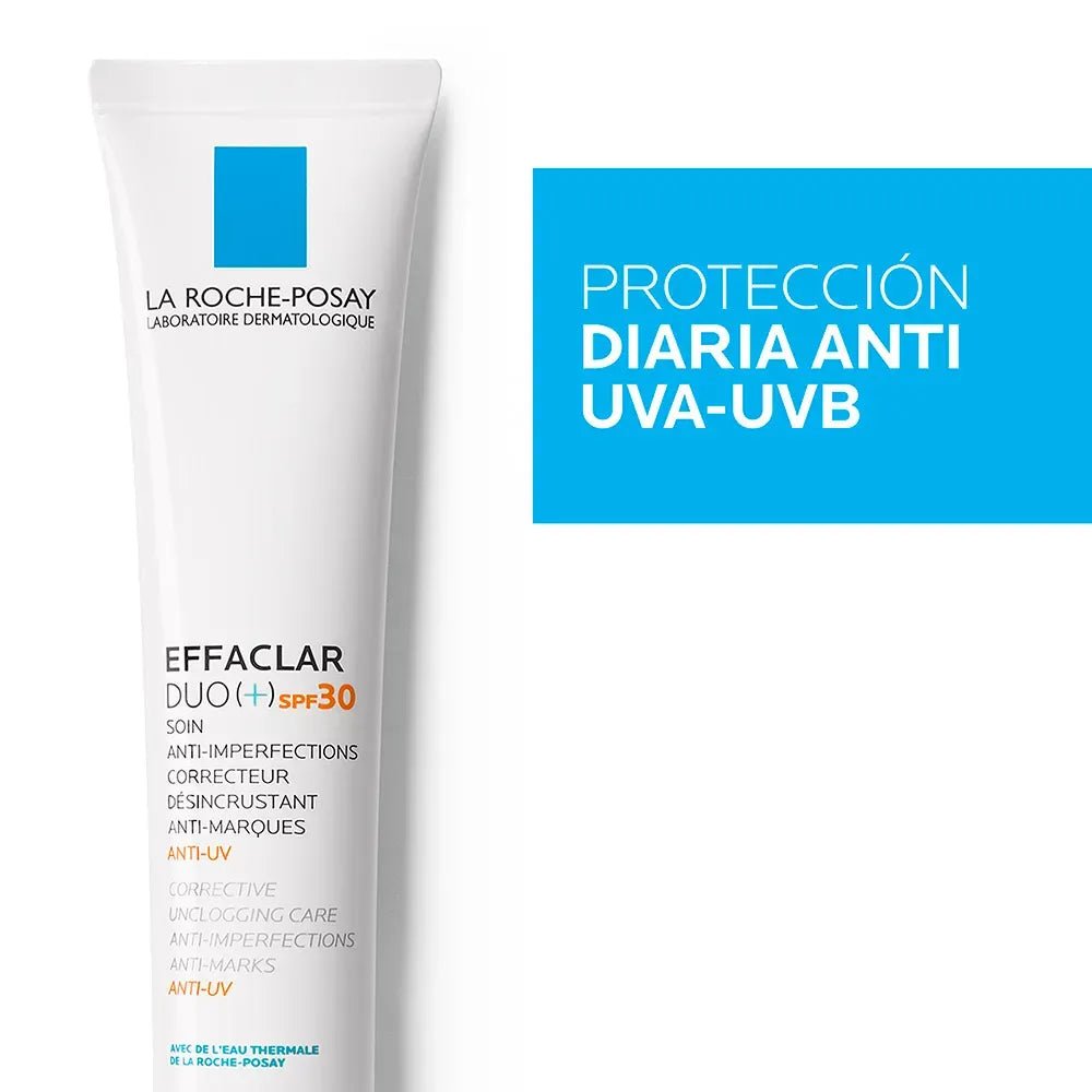 La Roche Posay Effaclar Duo (+) SPF30 Tratamiento Anti - imperfecciones x40ml - TIENDA PIEL