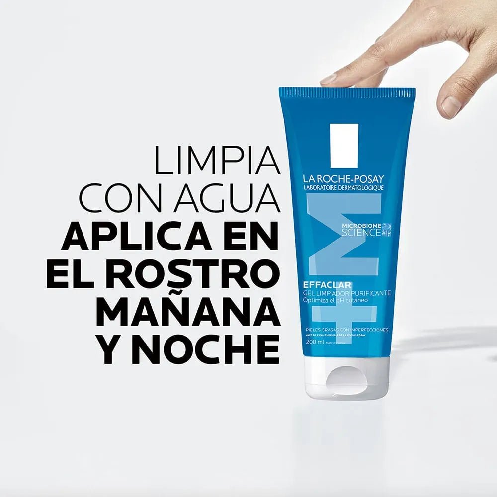 La Roche - Posay Gel limpiador Effaclar +M x200 ml - TIENDA PIEL