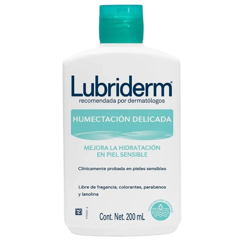 Lubriderm Crema Humectación Delicada x200ml - TIENDA PIEL