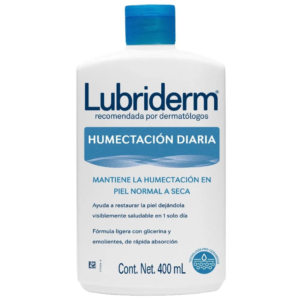 Lubriderm Crema Humectación Diaria x400ml - TIENDA PIEL