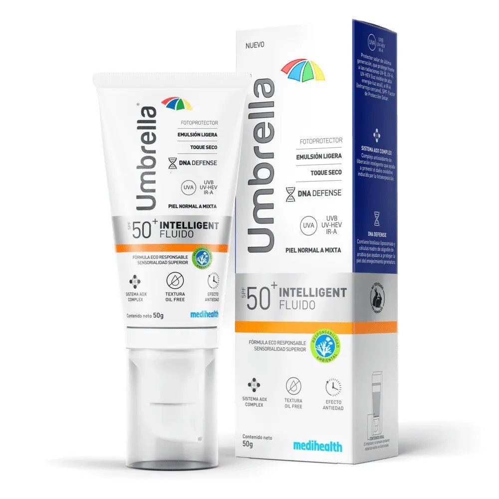 Medihealth Umbrella Intelligent Fluido SPF50+ x50gr - TIENDA PIEL