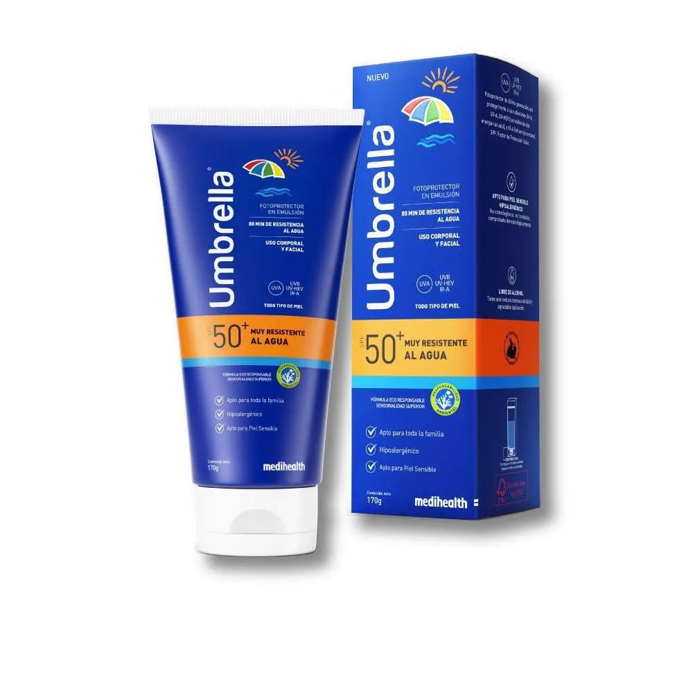Medihealth Umbrella Muy Resistente al Agua SPF50+ x170g - TIENDA PIEL