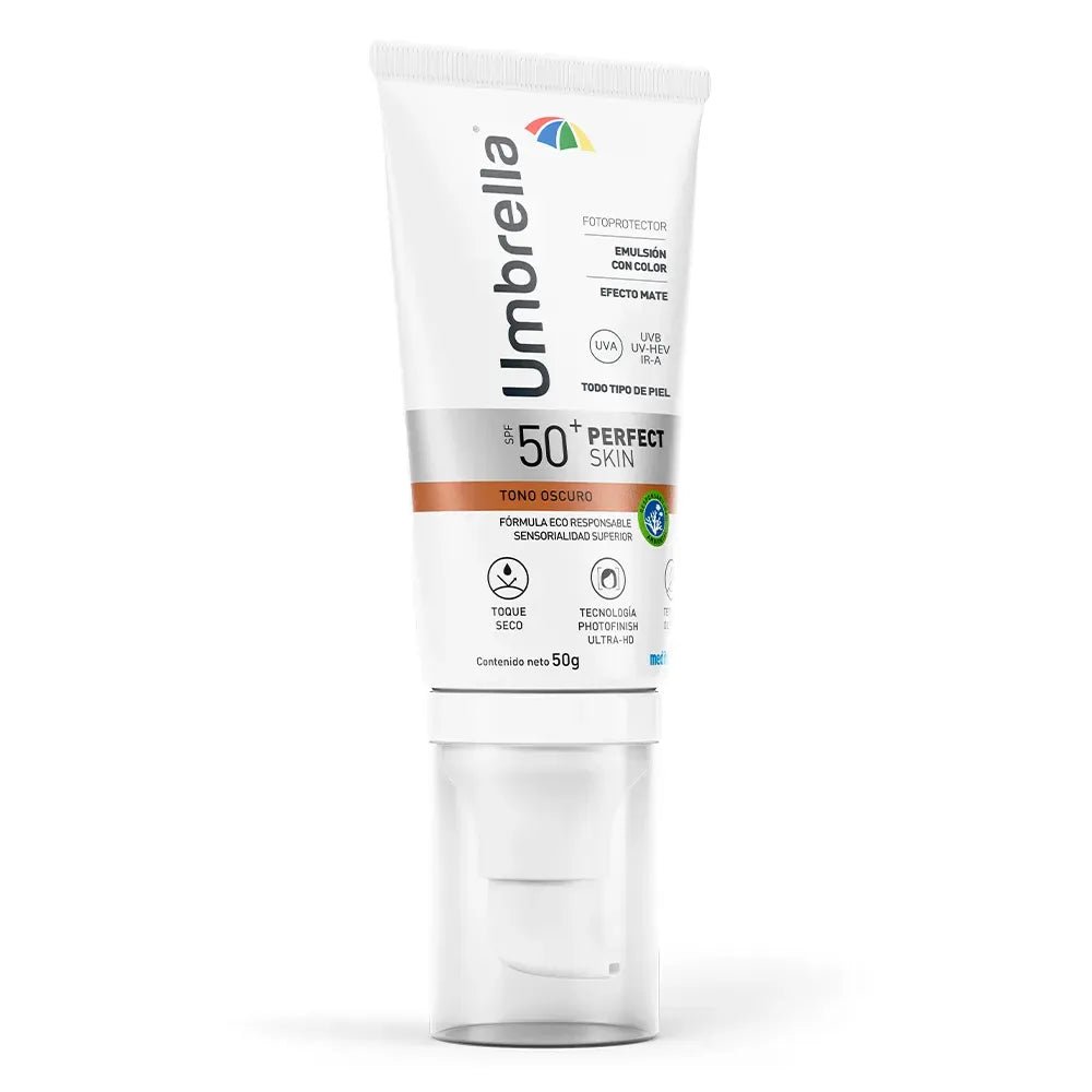 Medihealth Umbrella Perfect Skin Tono Oscoro SPF50 x50g - TIENDA PIEL