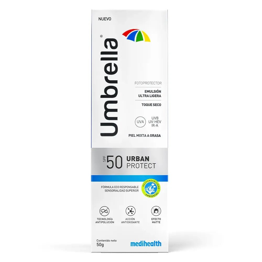 Medihealth Umbrella Urban Emulsion SPF 50+ x50gr - TIENDA PIEL