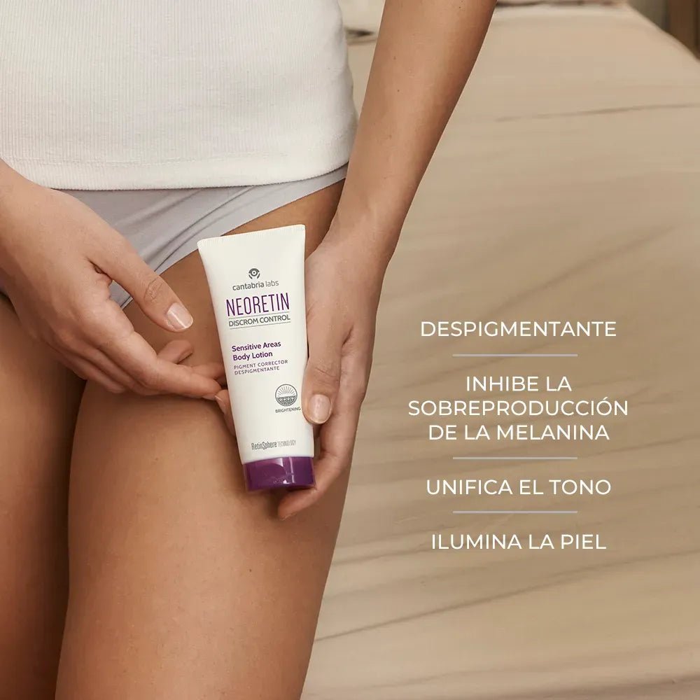 Neoretin Discrom Control Loción Corporal Despigmentante Áreas Sensibles x100ml - TIENDA PIEL