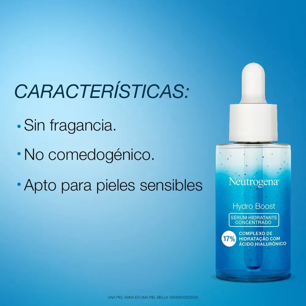 Neutrogena Hydro Boost Sérum Hidratante Concentrado x30ml - TIENDA PIEL