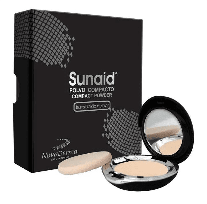 Novaderma Sunaid Polvo Compacto Tono Traslucido x12gr - Tienda Piel