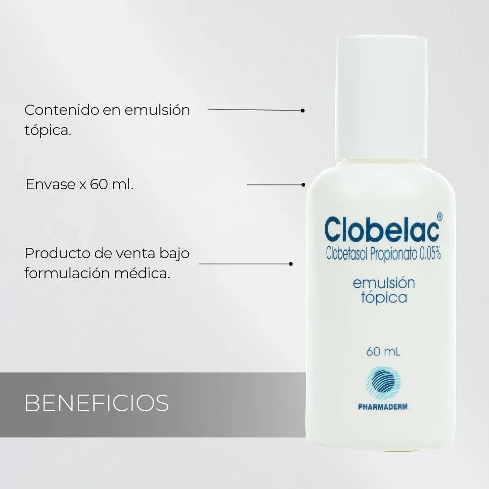 Pharmaderm Clobelac Emulsion x60ml - TIENDA PIEL