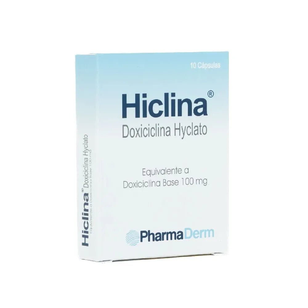 Pharmaderm Hiclina x10 Cápsulas - TIENDA PIEL
