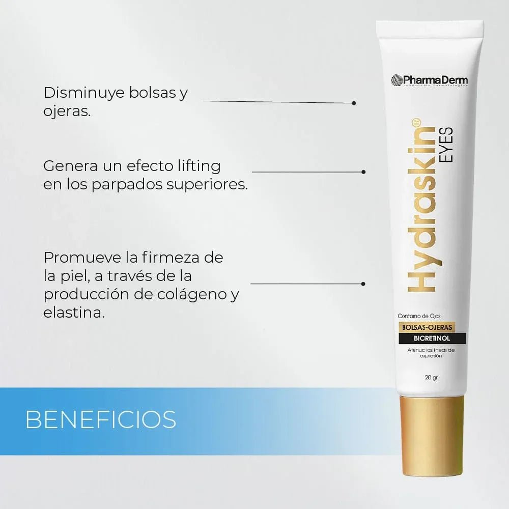 Pharmaderm Hydraskin Eyes Contorno de Ojos x20gr - TIENDA PIEL