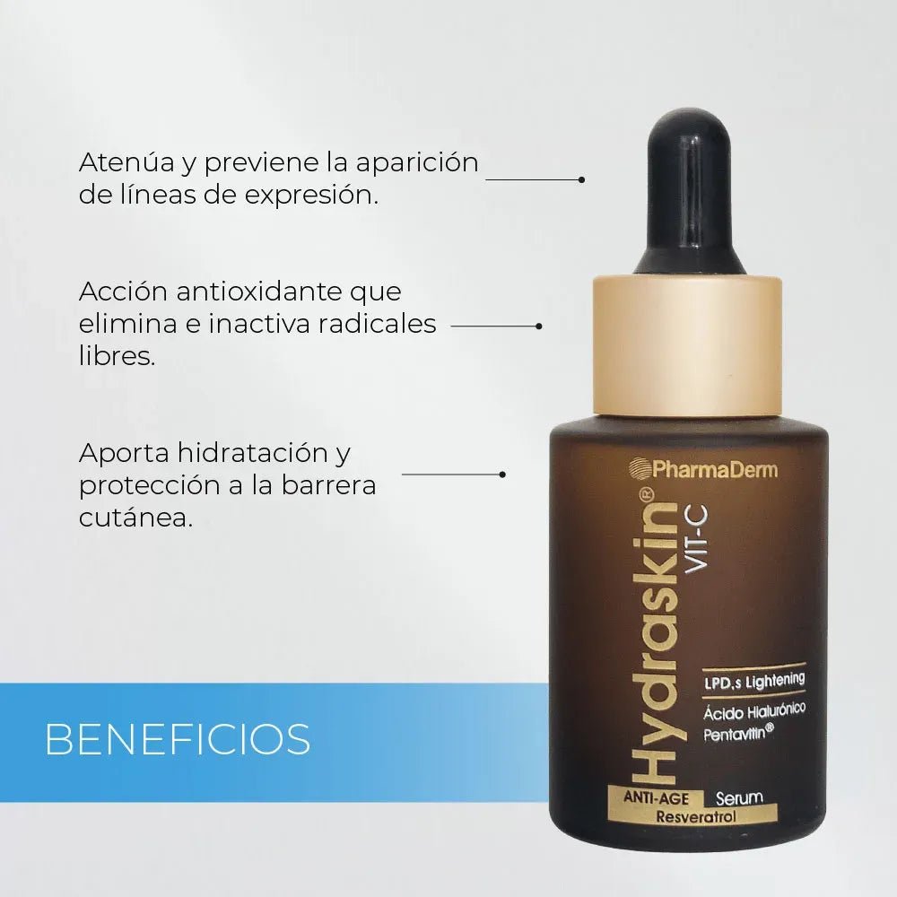 Pharmaderm Hydraskin Serum Vit C x30gr - TIENDA PIEL