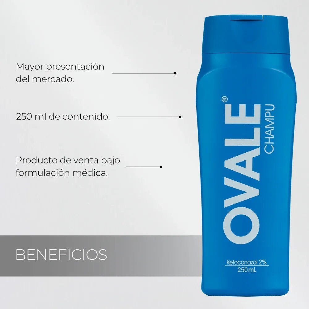 Pharmaderm Ovale Champú x250ml - TIENDA PIEL