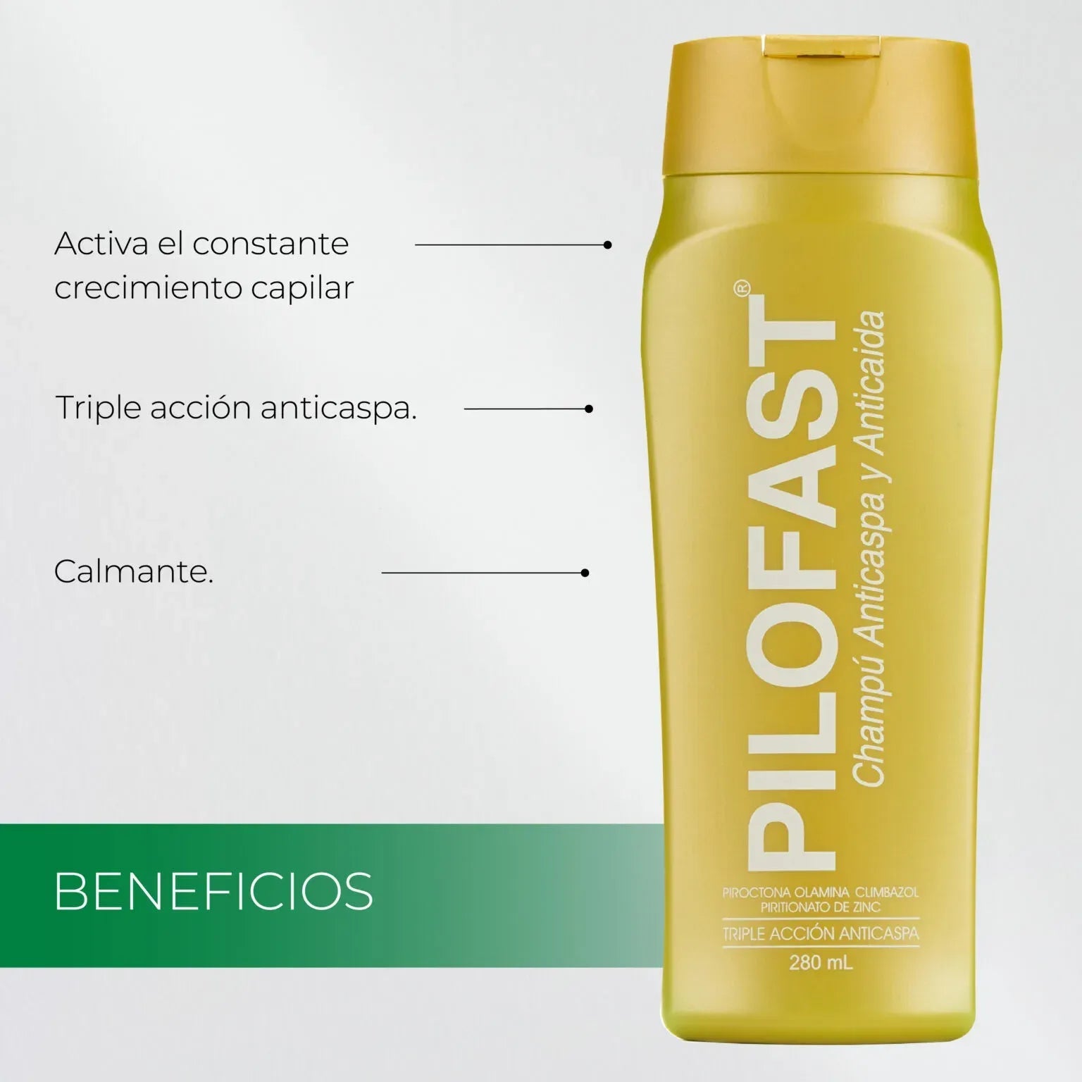 Pharmaderm Pilofast Champú x280ml - TIENDA PIEL