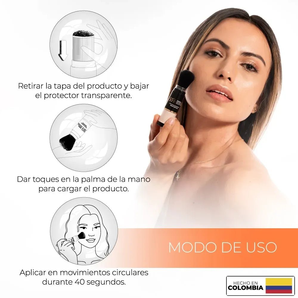 Pharmaderm SunStop Powder Brush SPF50+ x5g - TIENDA PIEL