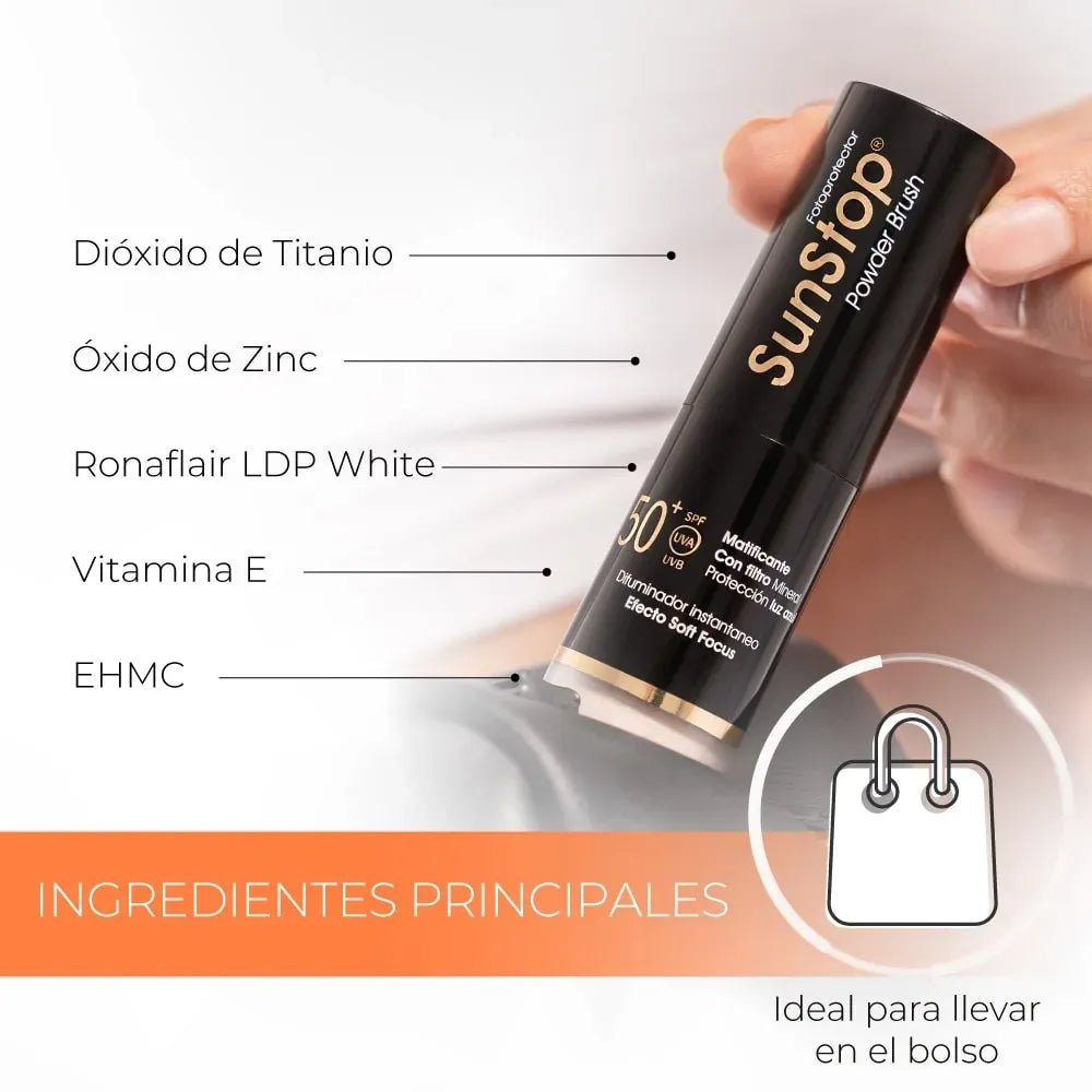Pharmaderm SunStop Powder Brush SPF50+ x5g - TIENDA PIEL