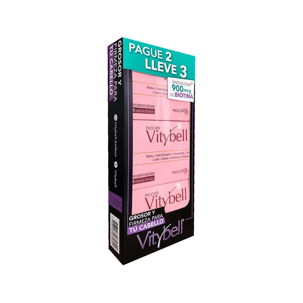 Procaps Kit Vitybell Pague 2 Lleve 3 Caja X30 C/U - TIENDA PIEL