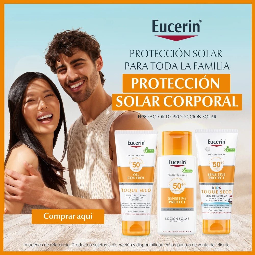 Protector Solar Eucerin Kids Toque Seco SPF50 200ml - TIENDA PIEL