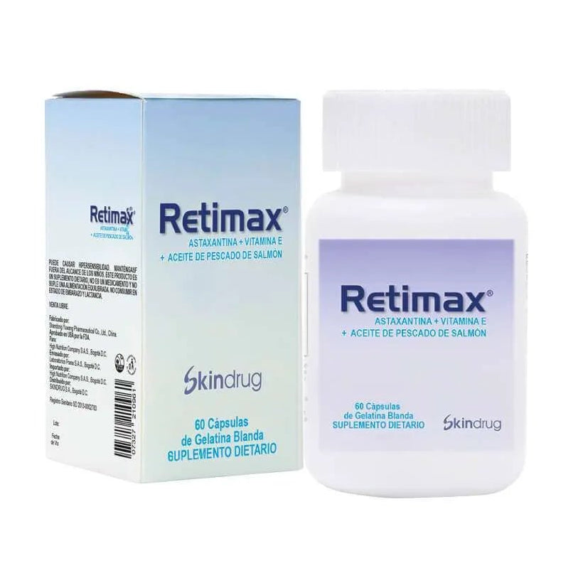 Retimax Astaxatina x60 Cápsulas - TIENDA PIEL