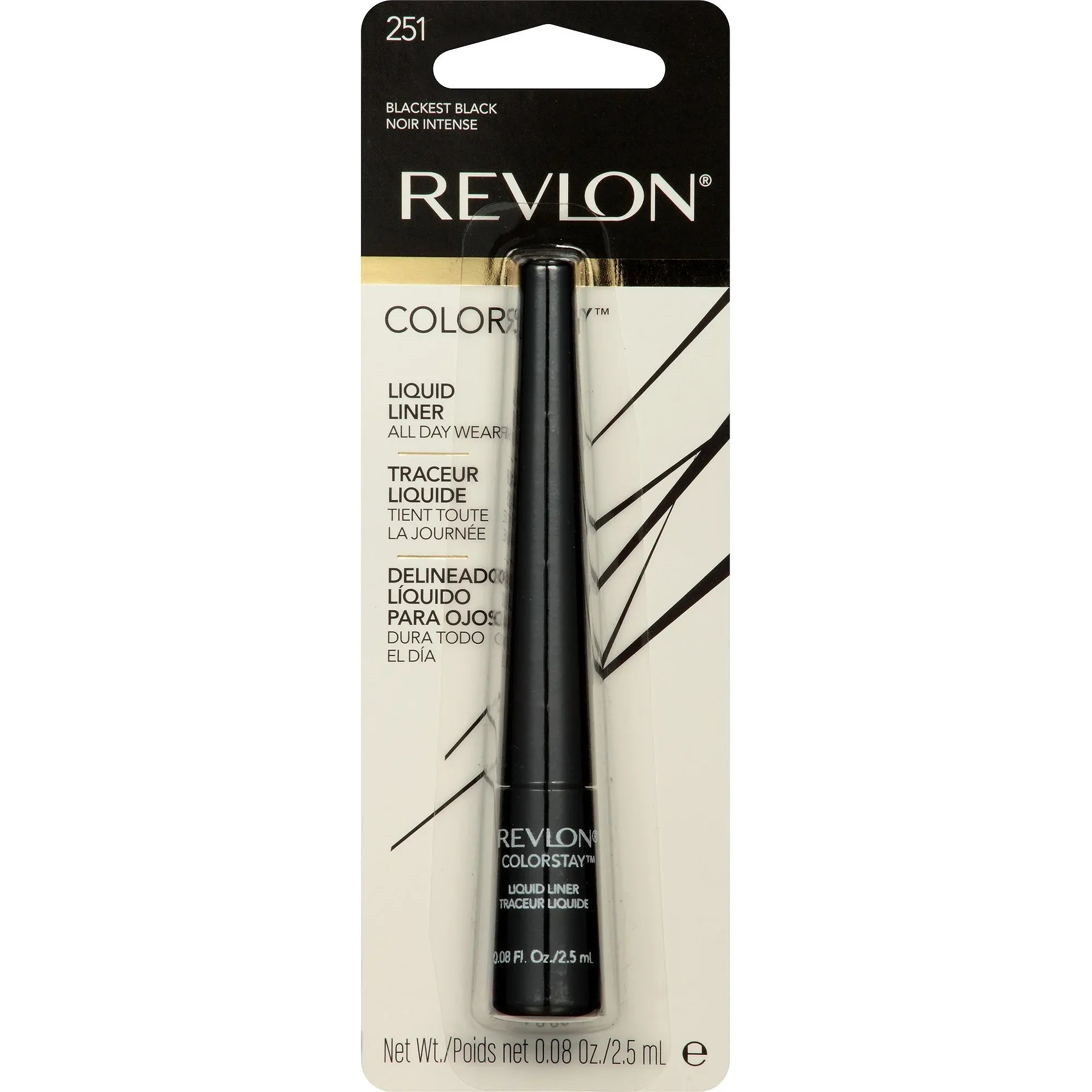 Revlon Colorstay Liquid Liner Blackest 251 X 2.5 ML - TIENDA PIEL