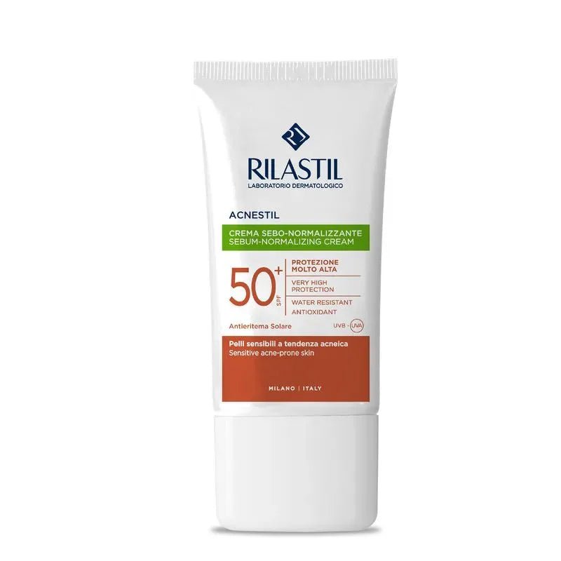 Rilastil Acnestil Crema Sebonormalizante SPF50+ x40ml - TIENDA PIEL